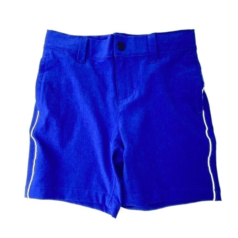 Janie and Jack Shorts Little Boys Size 4 Bright Blue Athletic/Sporty Fabric New